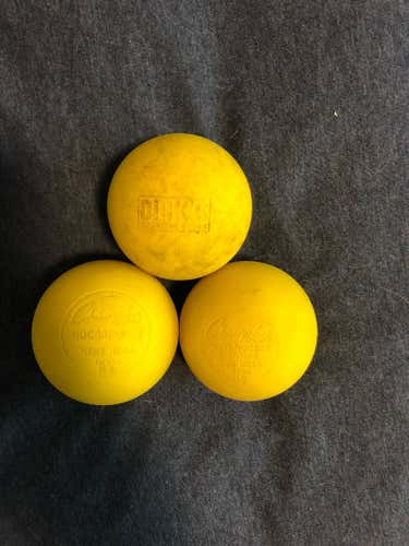 Lot Of 3 Lacrosse Balls