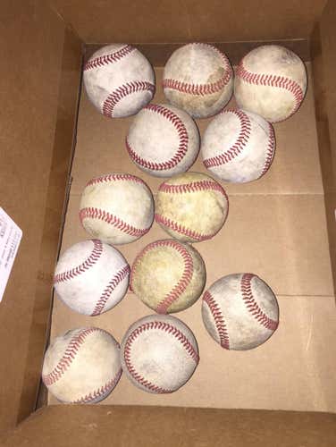 Baseballs 12 Baseballs Used