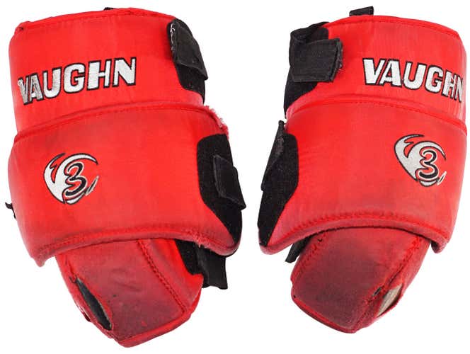 VAUGHN V3 7700 SR THIGH KNEE GOALIE GUARD PROTECTOR FOR HOCKEY LEG PAD WELL USED
