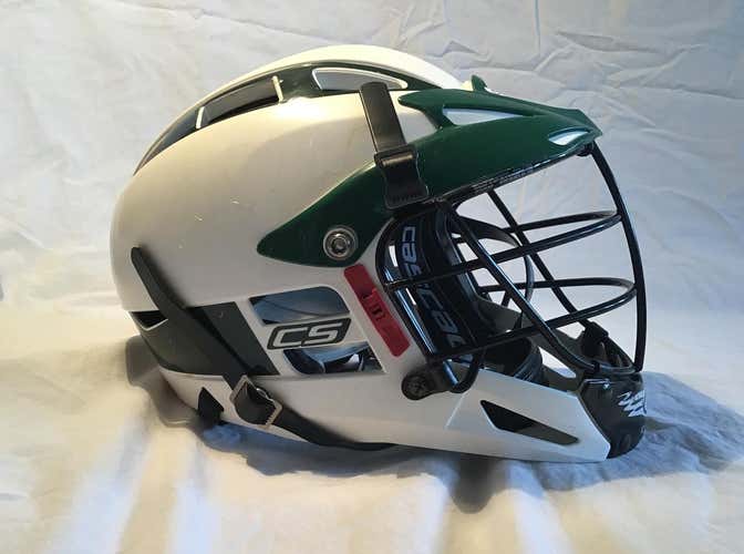 Cascade CS Lacrosse Helmet White And Green