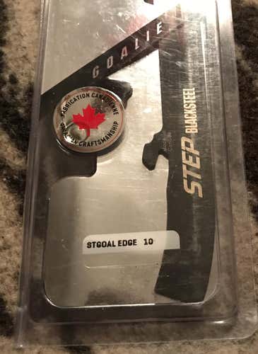 New STEP STEEL “Black Steel” Goalie Blades