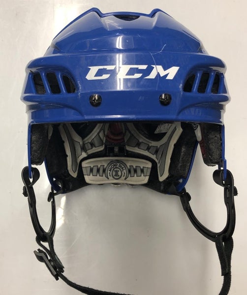 CCM HTFL PRO STOCK HOCKEY HELMET ROYAL BLUE MEDIUM 4057