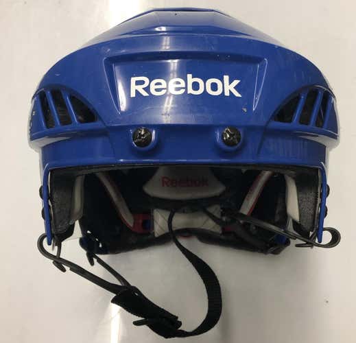 REEBOK 8K PRO STOCK HOCKEY HELMET ROYAL BLUE LARGE 4061