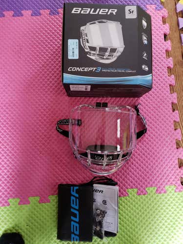 New Bauer Concept 3 Full Shield Cage Senior