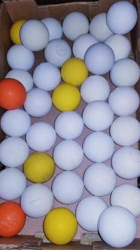 25 Assorted Used Lacrosse Balls