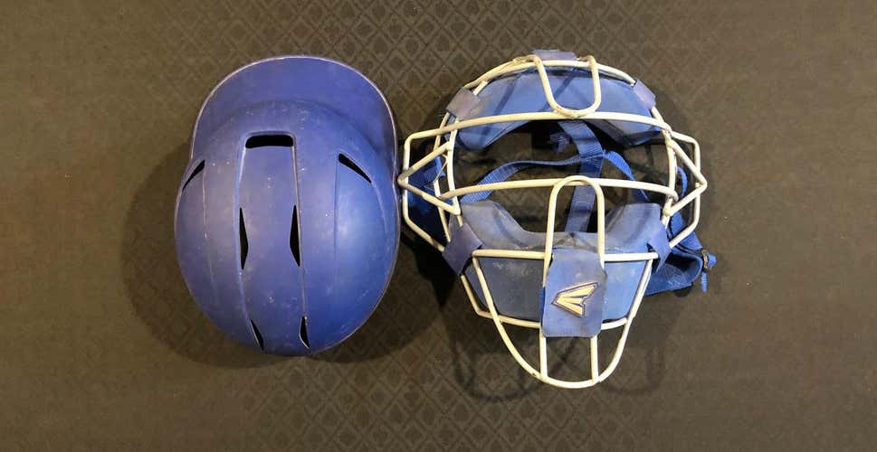 Easton Catches Mask And Helmet