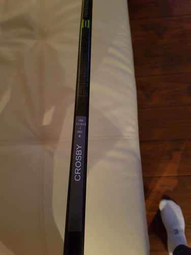 New CCM RibCor Reckoner Stick Lefty Sidney Crosby Pro Stock
