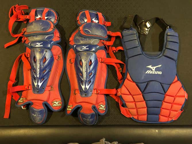 Mizuno Catchers Chest And Shin Guards