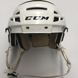 CCM VECTOR VO8 PRO STOCK HOCKEY HELMET WHITE SMALL 2 4198