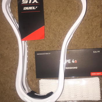 New! STX Duel 2 Lacrosse Head with mesh!! No Trades