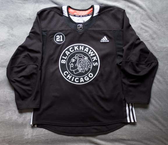 Chicago Blackhawks Winter Classic Practice Jersey Adidas Made in Canada Size 56