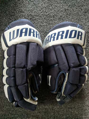 Navy Blue Warrior BULLY Gloves Senior 14"