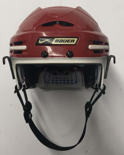 NIKE BAUER 9500 CUSTOM HOCKEY HELMET BOSTON UNIVERSITY NCAA MEDIUM 4273