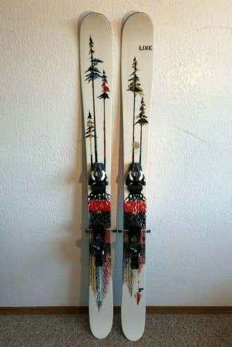 Line Sir Fracis Bacon Shorty Rocker Downhill Powder Skis 155 cm. FRESH TUNE