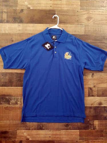 New Vintage 1990s NCAA College Basketball Final Four Tampa Bay Florida Embroidered Polo Shirt