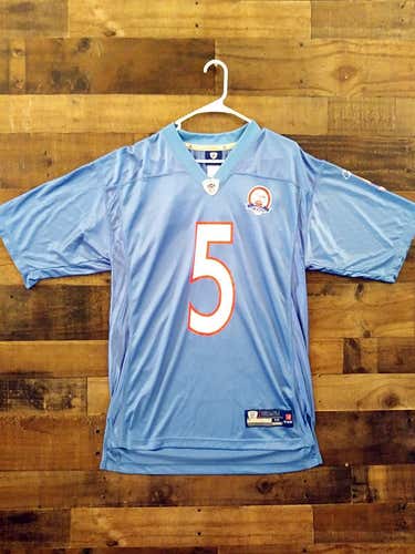 New Reebok NFL Football TENNESSEE TITANS 50th Season Anniversary #5 Kerry Collins Player Jersey