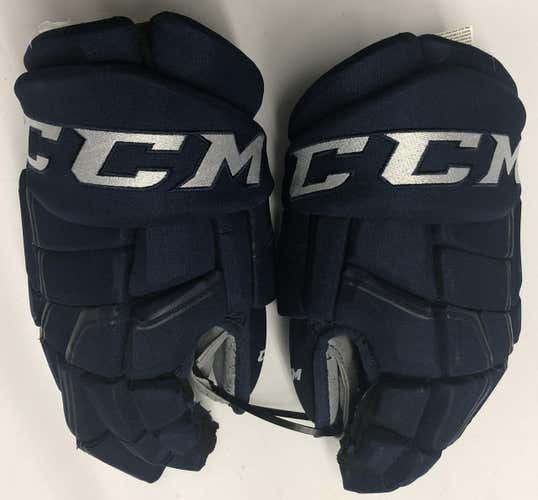 CCM HGQLXP PRO STOCK CUSTOM NAVY HOCKEY GLOVES 14" NHL AHL 4288