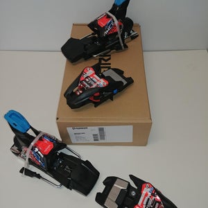 Marker 2018 Race Xcell 12 Ski Bindings: Black/Flo-Red: DIN 4-12