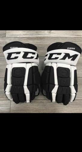New CCM CL Pittsburgh Penguins NHL Pro Stock Hockey Gloves 15” Guerin