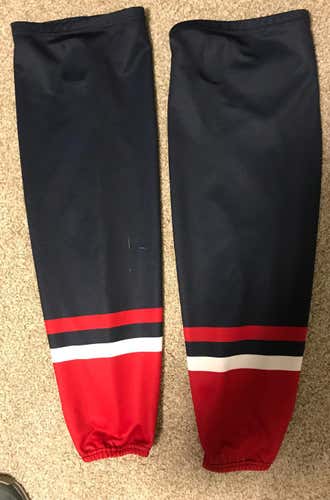 Hockey Socks Pro USA Blue And Red Size Large / Pro 32