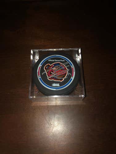 @thanks50 - Connor McDavid Signed Erie Otters OHL Puck
