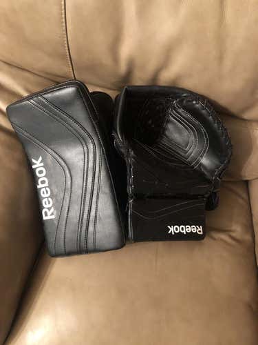 Reebok Premier X28 Goalie Glove & Blocker Regular Senior