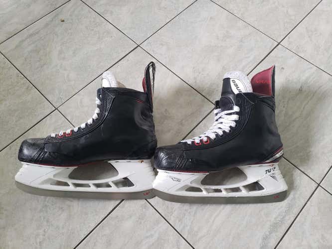 Bauer 1x 2.0 skates, pro stock, custom tongues and blockers