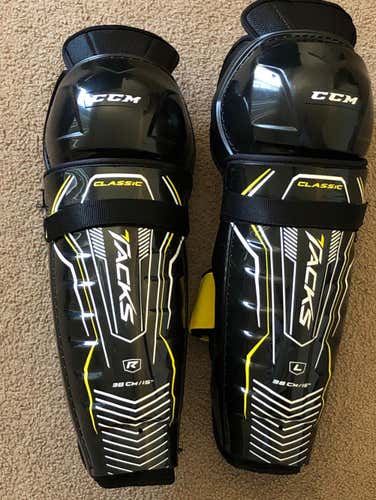 New CCM 15” Classic shin Pads