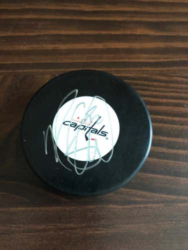 Mike Green Signed Puck