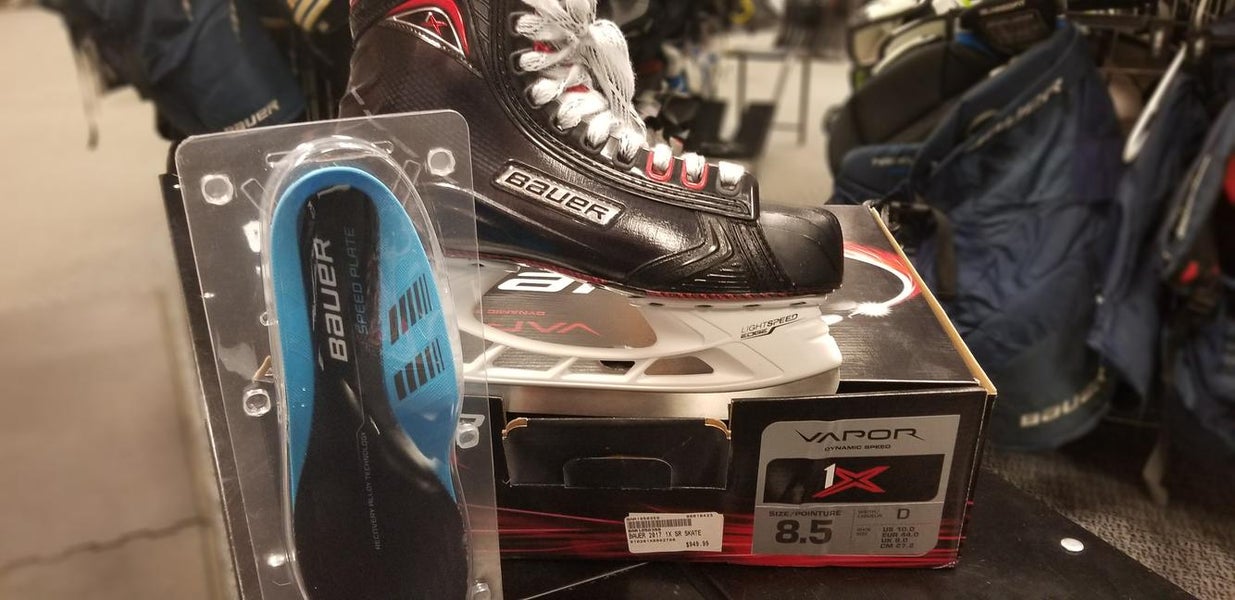New Bauer Vapor 1X 2.0 Skates Senior Size 8.5