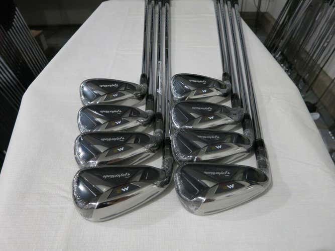 TaylorMade M2 Iron Set - 4-PW, AW - REAX 88 HL Regular Flex Steel - NEW - LH