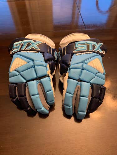 UNC Team Issued STX Surgeon Lacrosse Gloves