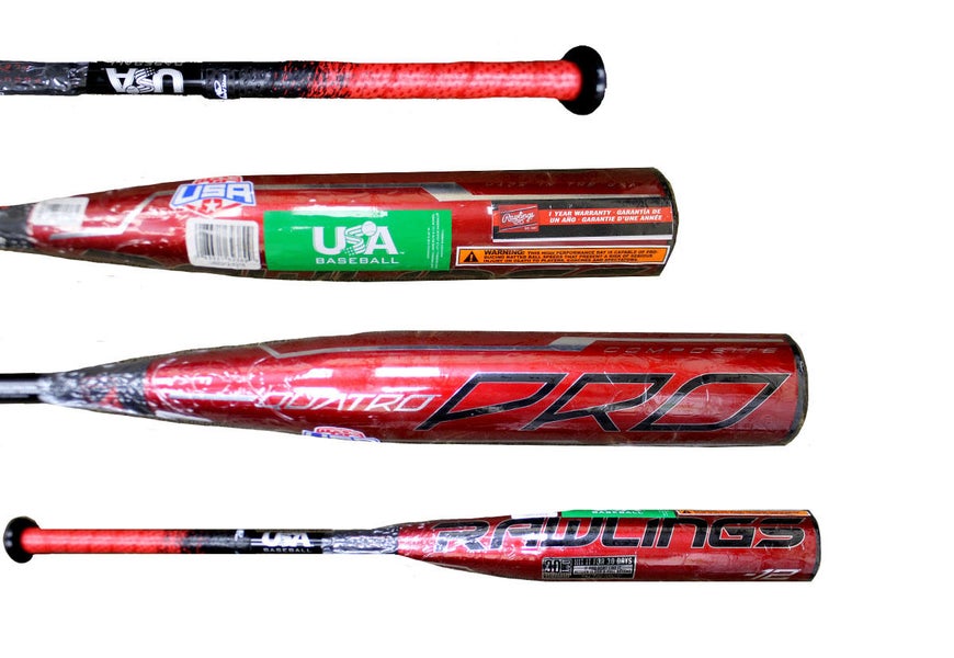RAWLINGS QUATRO PRO USA YOUTH BAT (-12) *NO TRADES/PRICE NEGOTIABLE*
