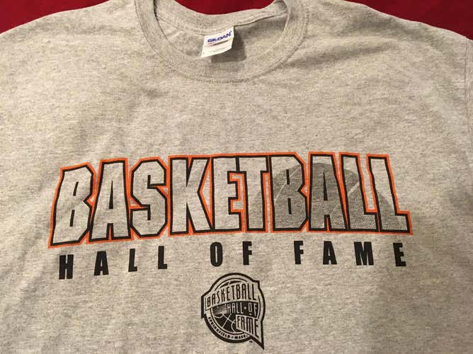 Basketball HOF Hall Of Fame Size Large T-Shirt - New Without Tags