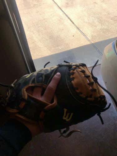 Slightly Used Wilson A2000 Pudge Catchers Mitt