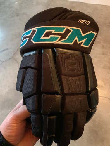 San Jose Sharks Matt Nieto Pro Stock Gloves 14