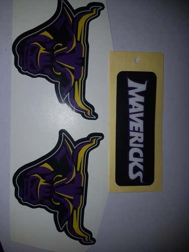 Minnesota State Mavericks D1 Helmet Stickers