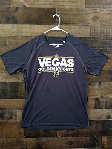 Adidas Climalite NHL Hockey VEGAS GOLDEN KNIGHTS Polyester Performance Team Shirt