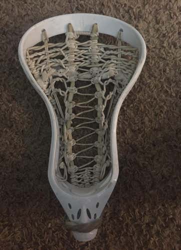 White Traditional Strung Lacrosse Head