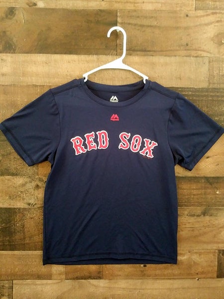 New Majestic Cool Base MLB Baseball BOSTON RED SOX Polyester Performance Team  Shirt
