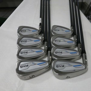 Ping i Series E1 Iron Set - 4-UW - Regular Graphite - White Dot +0.5" Long - LH