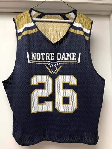 Notre Dame Team Issued Game Worn Jersey/Pinnie
