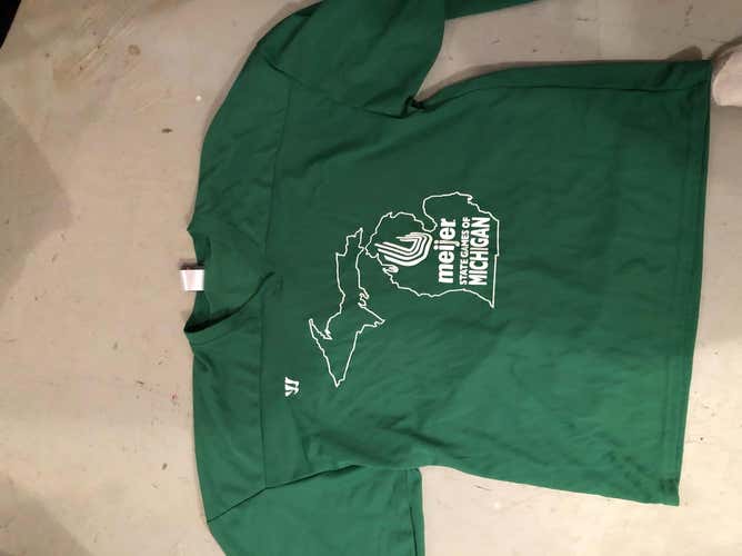 Green warrior michigan state games jersey.