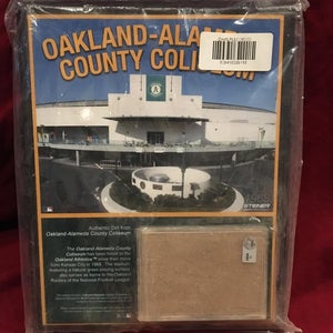 Oakland A’s Athletics Coliseum Game Used Dirt 8x10 Plaque, Steiner MLB Authenticated
