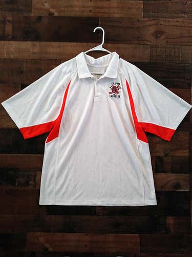 USLA Lacrosse SAINT PETERSBURG DRAGONS Coaching Staff Embroidered Polyester Polo Shirt