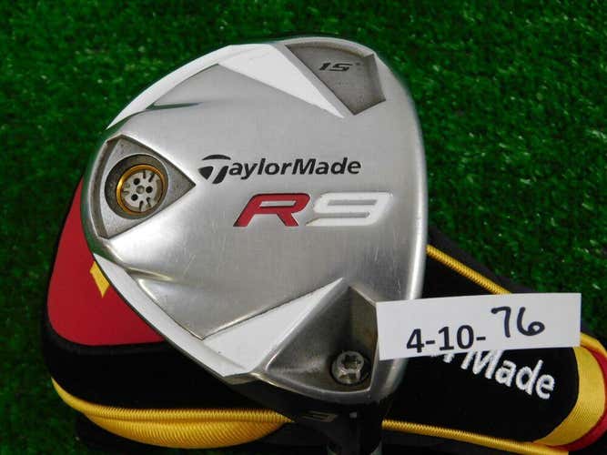 TaylorMade R9 15* 3 Wood Fujikura Motore 70 Regular Graphite with R5 Headcover (Firm Price.No Trades