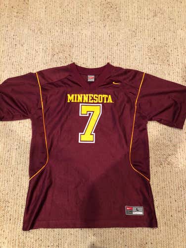 Nike University of Minnesota Golden Gophers Jersey #7