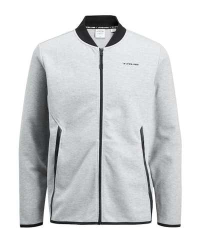 MEDIUM TrueXcore Zip Baseball Jacket Gray