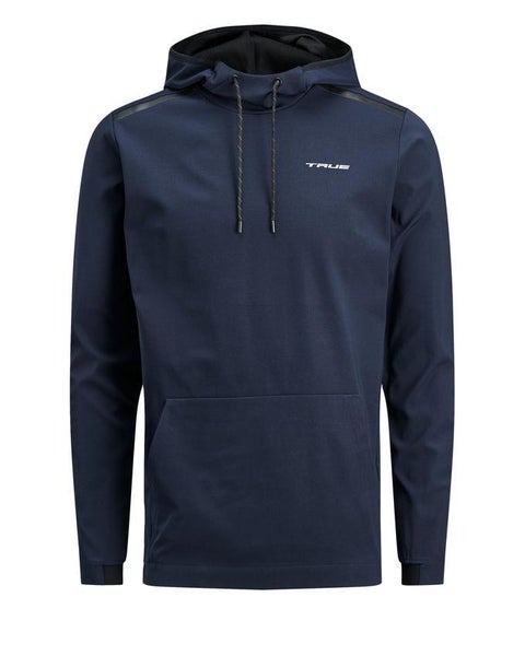 SMALL TrueXcore Tech Hoodie Navy Blue by Jack & Jones