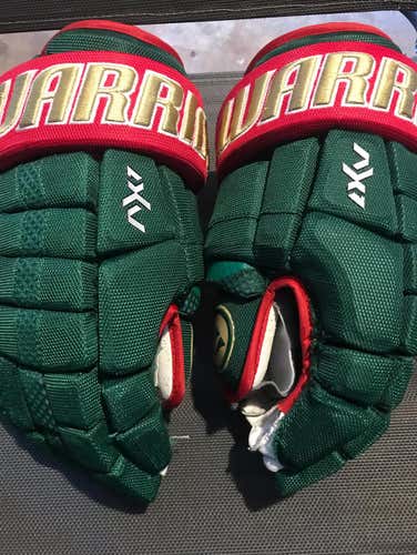 Minnesota Wild Pro Stock Warrior Hockey Gloves